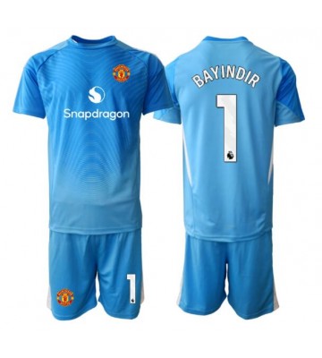 Manchester United Altay Bayindir #1 Målmand Hjemmebanetrøje Børn 2025-26 Kortærmet (+ Korte bukser)